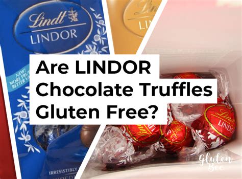 do lindor chocolates have gluten